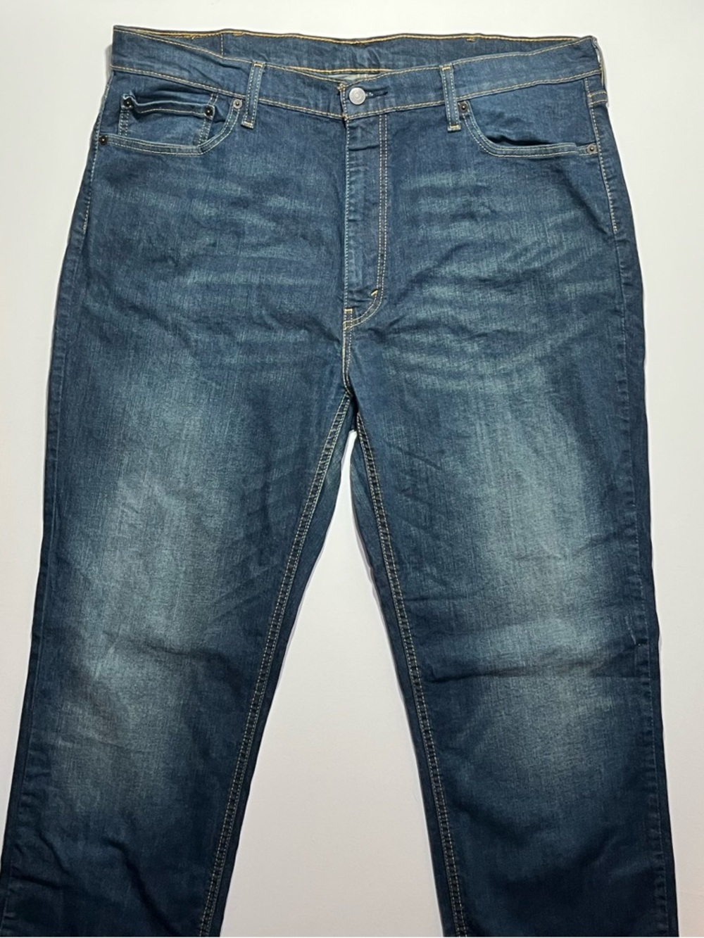 Levi’s 541 Athletic Fit, Tapered Leg Blue Jeans, 42x34